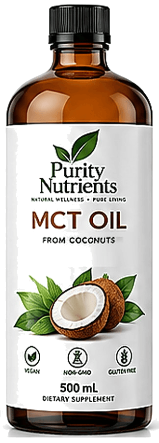 Purity Nutrients MCT Oil, 946 mL amber bottle